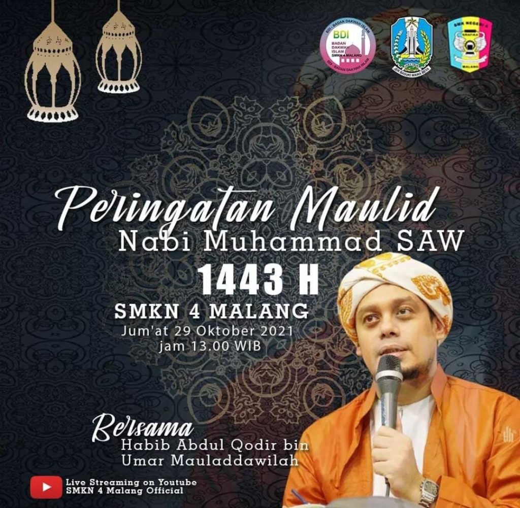 Maulid Nabi Muhammad SAW 1443 H – SMK Negeri 4 Malang